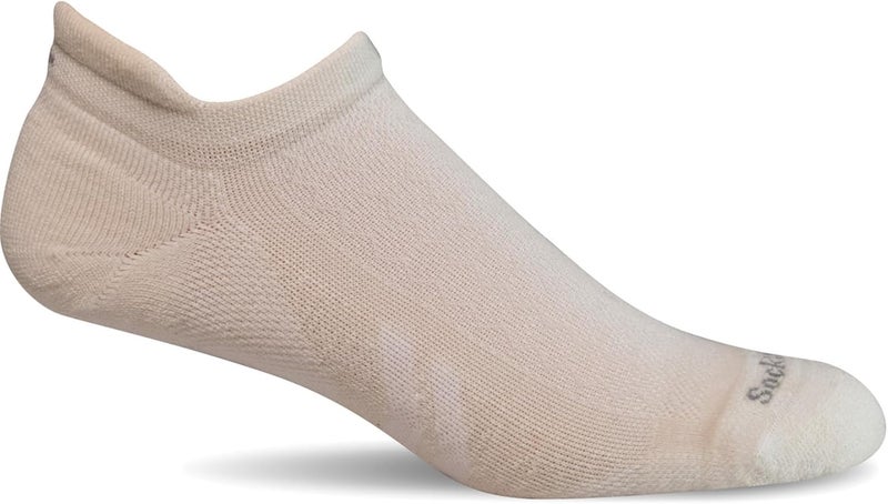 Sockwell Men's Incline II Micro Moderate Compression Sock, Natural - L/XL - Image 1